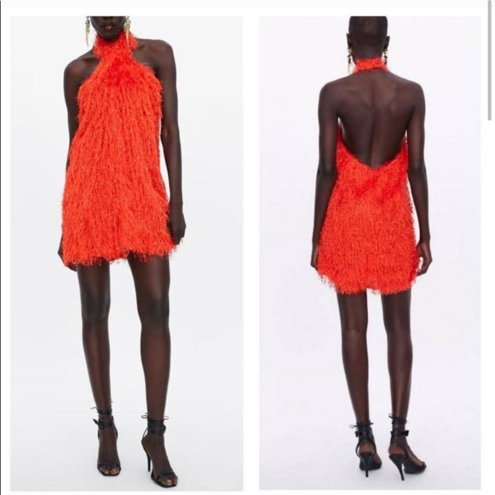 Zara Red Gorgeous Dress**Blogger Favorite XS